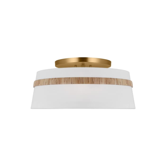 Cordtlandt 3-Light Semi-Flush Ceiling Light in Rattan Cordtlandt 3-Light Semi-Flush Ceiling Light in Rattan