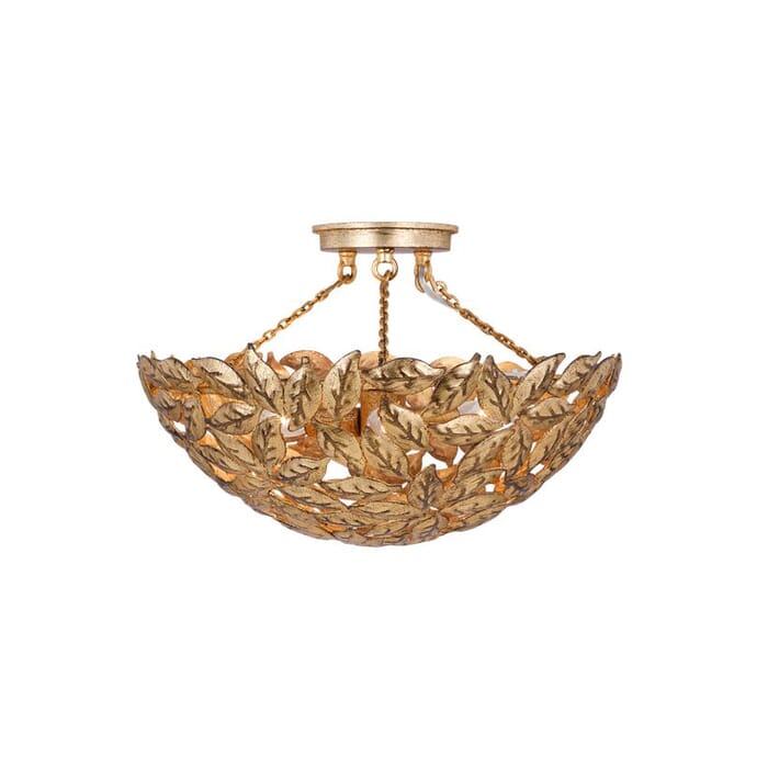 Generation Lighting Kelan 3-Light Ceiling Light in Antique Gild by Alexa Hampton Generation Lighting Kelan 3-Light Ceiling Light in Antique Gild by Alexa Hampton