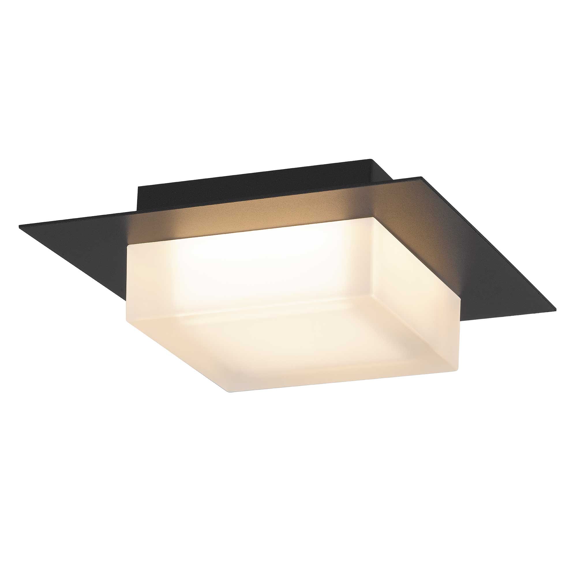 Alteck Foursquare Flush Mount in Sand Black