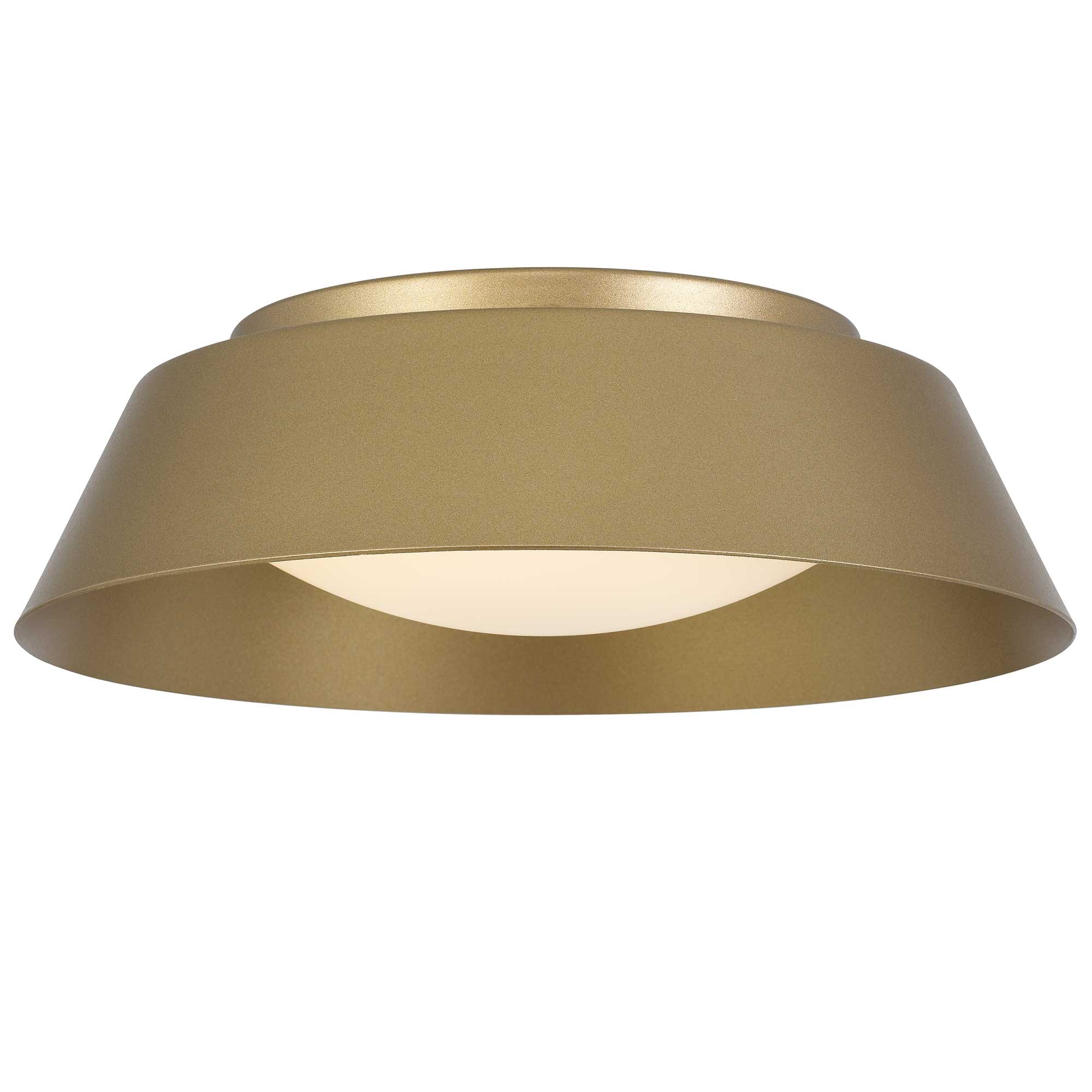 Alteck Pez Flush Mount in Painted Brass