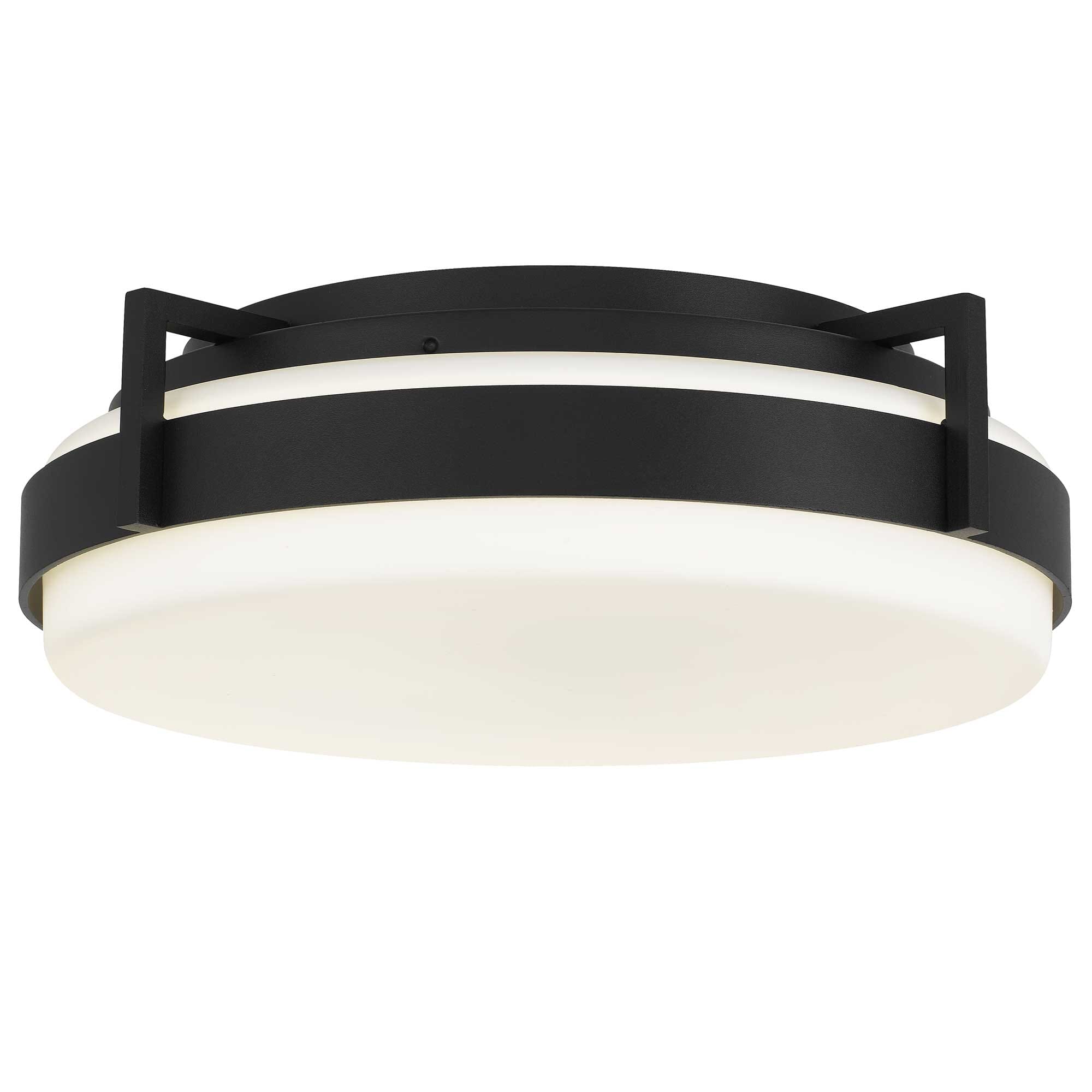 Alteck Ted Flush Mount in Sand black