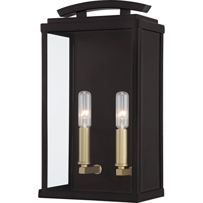 Alma 2-Light Outdoor Wall Lantern in Western Bronze Alma 2-Light Outdoor Wall Lantern in Western Bronze