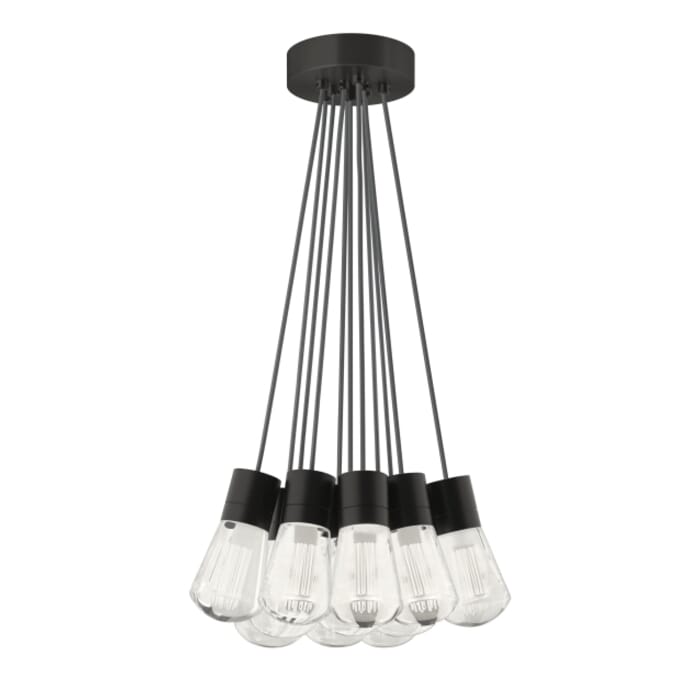 Tech Alva 3000K-2200K LED 4" Pendant Light in Black and Gray Tech Alva 3000K-2200K LED 4" Pendant Light in Black and Gray