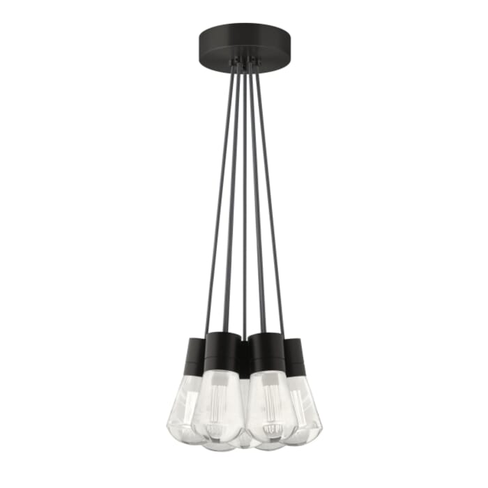 Tech Alva 2200K LED 4" Pendant Light in Black and Gray Tech Alva 2200K LED 4" Pendant Light in Black and Gray