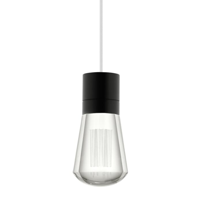 Tech Alva 2200K LED 4" Pendant Light in Black and White Tech Alva 2200K LED 4" Pendant Light in Black and White