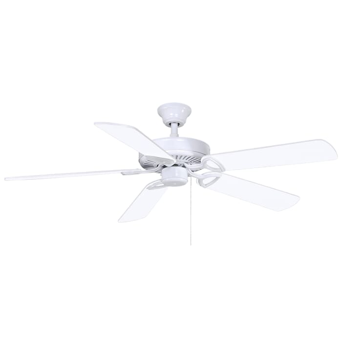 America 3-Speed AC 52" Ceiling Fan in Gloss White with Reversible White/Light Oak Wood Tone blades America 3-Speed AC 52" Ceiling Fan in Gloss White with Reversible White/Light Oak Wood Tone blades