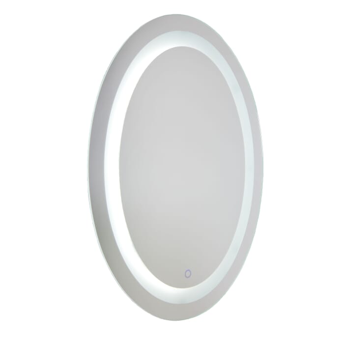 Artcraft Reflections LED Lighted Mirror in Brushed Aluminum Artcraft Reflections LED Lighted Mirror in Brushed Aluminum