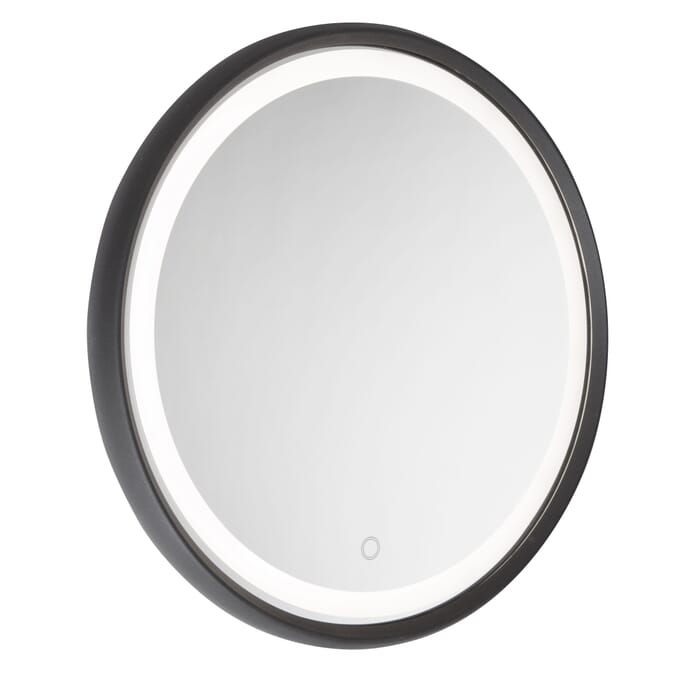 Artcraft Reflections LED Lighted Mirror in Matte Black Artcraft Reflections LED Lighted Mirror in Matte Black