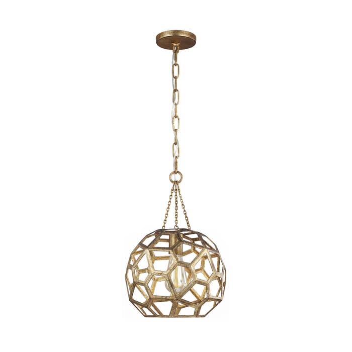 Generation Lighting Feccetta Pendant Light in Antique Gild by Alexa Hampton Generation Lighting Feccetta Pendant Light in Antique Gild by Alexa Hampton
