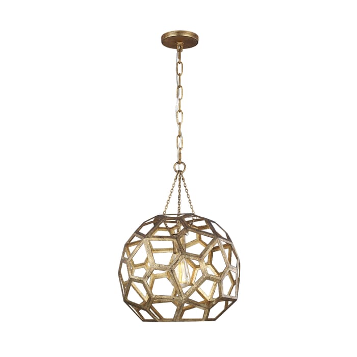 Generation Lighting Feccetta Pendant Light in Antique Gild by Alexa Hampton Generation Lighting Feccetta Pendant Light in Antique Gild by Alexa Hampton