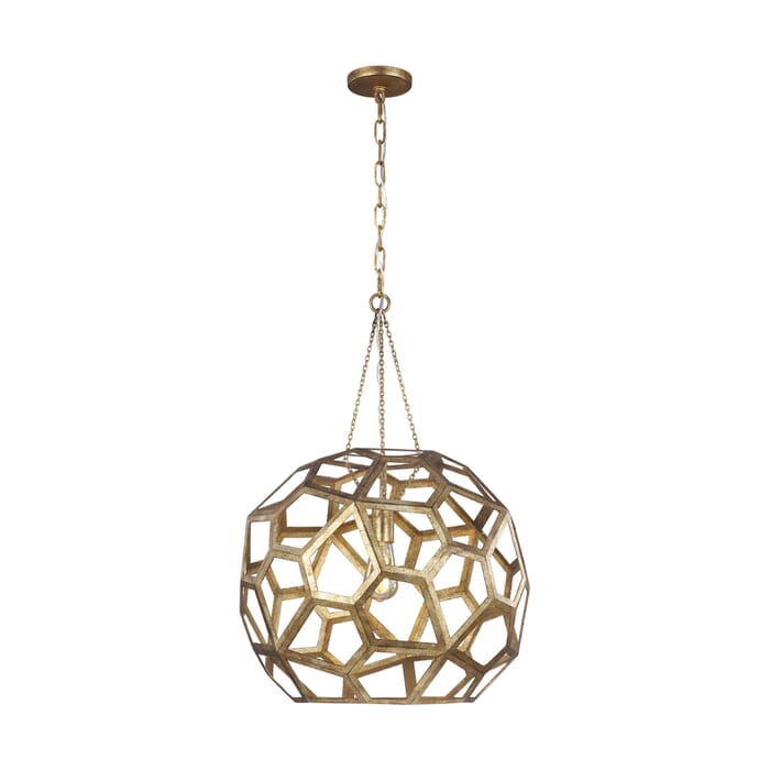 Generation Lighting Feccetta Pendant Light in Antique Gild by Alexa Hampton Generation Lighting Feccetta Pendant Light in Antique Gild by Alexa Hampton
