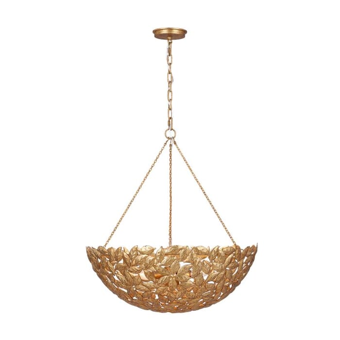 Generation Lighting Kelan 6-Light Chandelier in Antique Gild by Alexa Hampton Generation Lighting Kelan 6-Light Chandelier in Antique Gild by Alexa Hampton