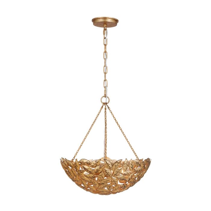Generation Lighting Kelan 3-Light Chandelier in Antique Gild by Alexa Hampton Generation Lighting Kelan 3-Light Chandelier in Antique Gild by Alexa Hampton