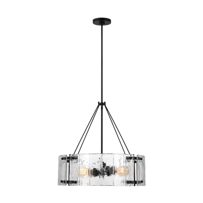 Generation Lighting Calvert 4-Light Pendant Light in Aged Iron by Alexa Hampton Generation Lighting Calvert 4-Light Pendant Light in Aged Iron by Alexa Hampton