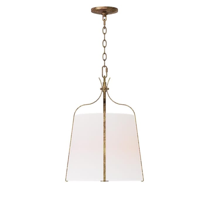 Generation Lighting Leander Pendant Light in Antique Gild by Alexa Hampton Generation Lighting Leander Pendant Light in Antique Gild by Alexa Hampton