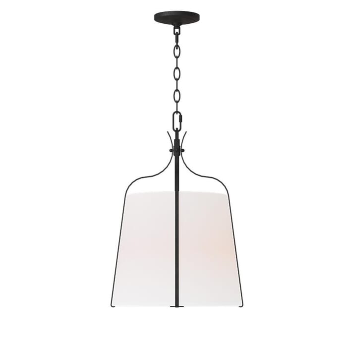 Generation Lighting Leander Pendant Light in Smith Steel by Alexa Hampton Generation Lighting Leander Pendant Light in Smith Steel by Alexa Hampton