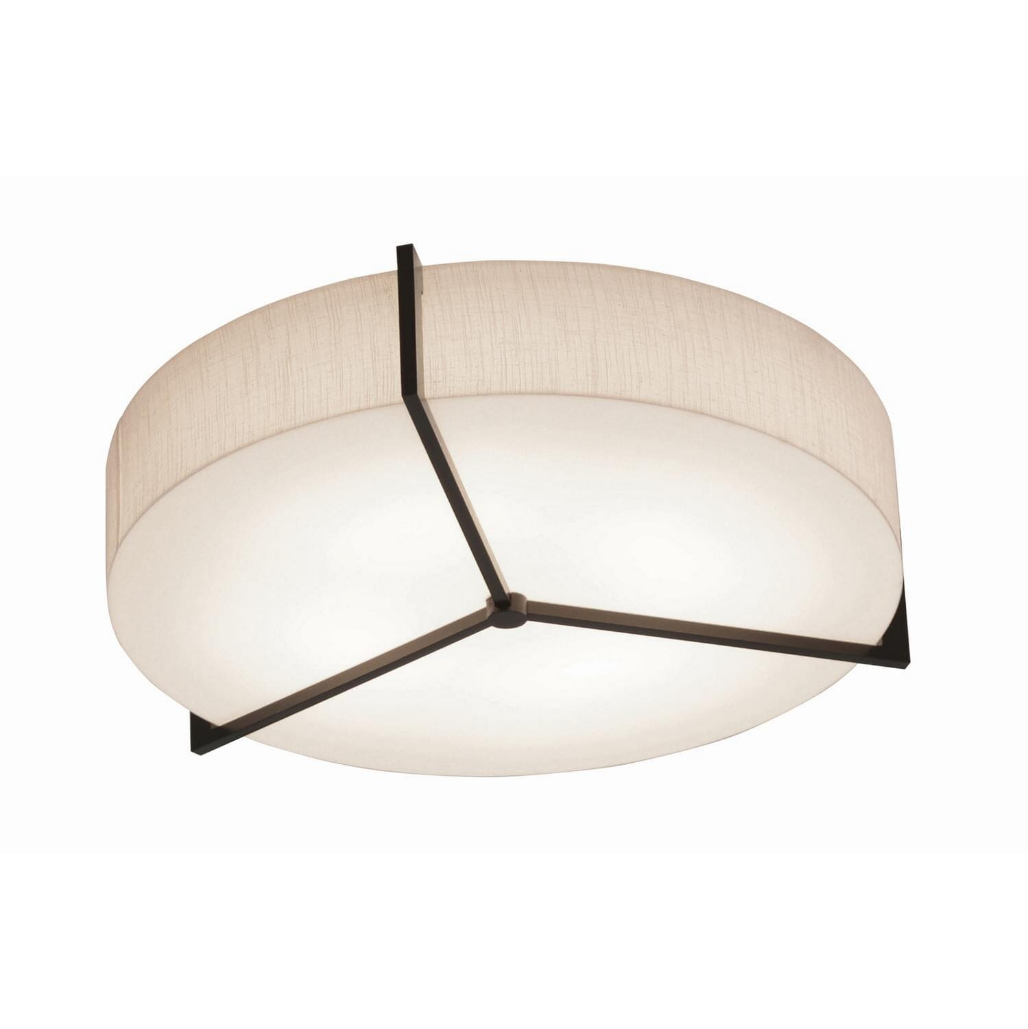 Apex LED Flush Mount in Espresso