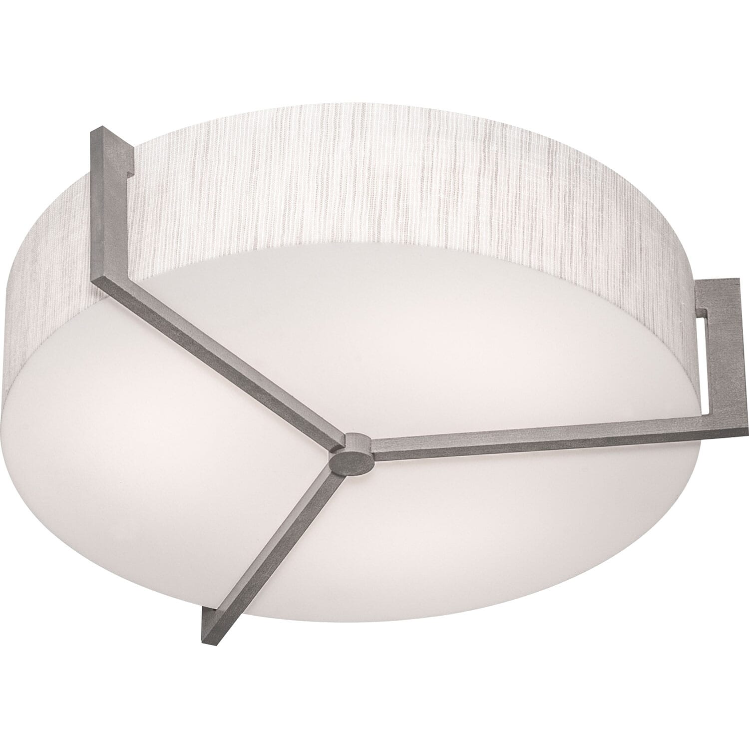 Apex LED Flush Mount in Weathered Grey