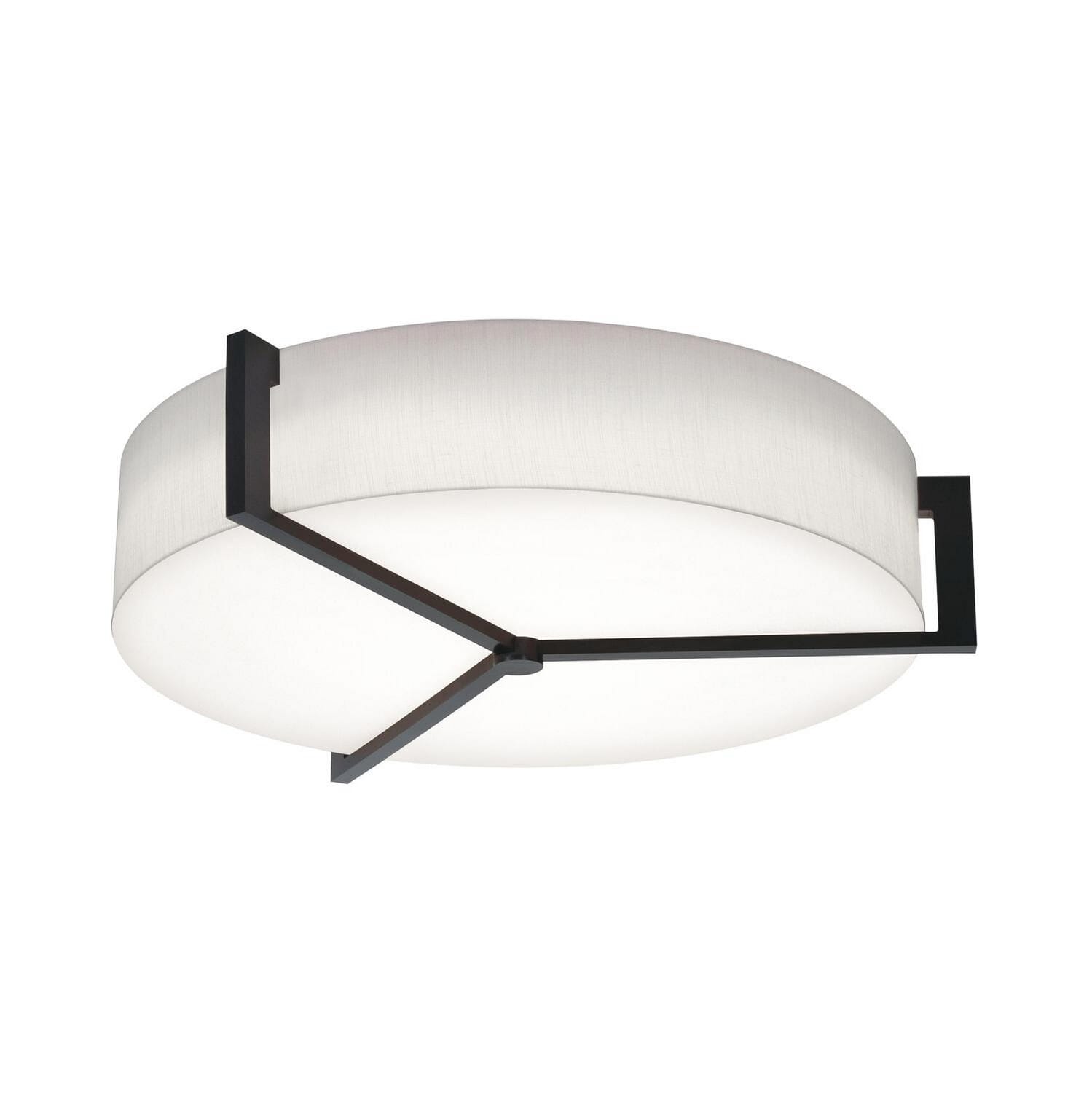 Apex 4-Light Flush Mount in Espresso