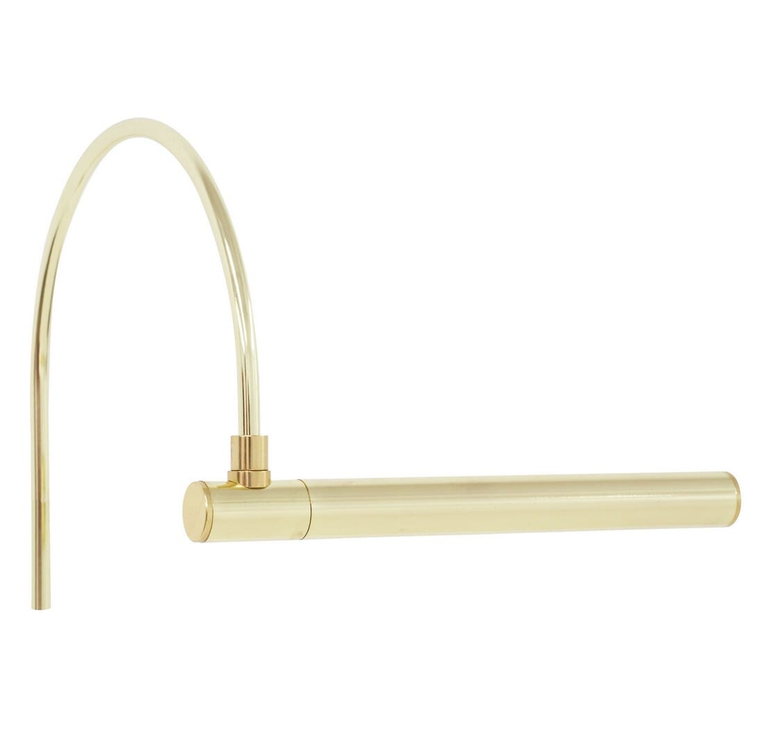 Advent 9" LED Picture Light in Polished Brass