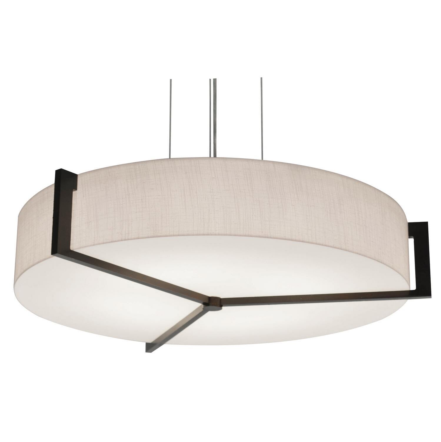 Apex LED Pendant in Satin Nickel