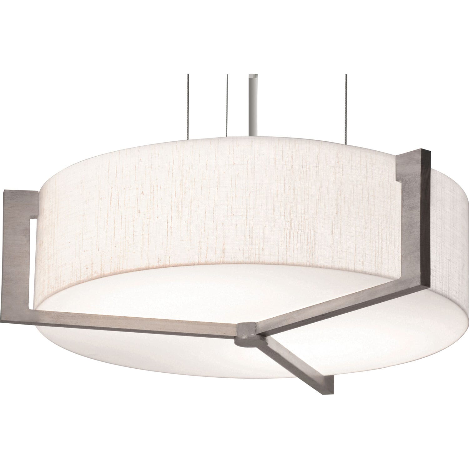 Apex LED Pendant in Satin Nickel