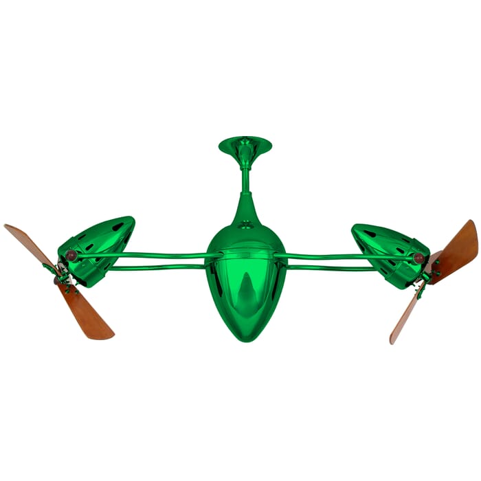 Ar Ruthiane 3-Speed AC 48" Ceiling Fan in Esmerelda with Mahogany blades Ar Ruthiane 3-Speed AC 48" Ceiling Fan in Esmerelda with Mahogany blades