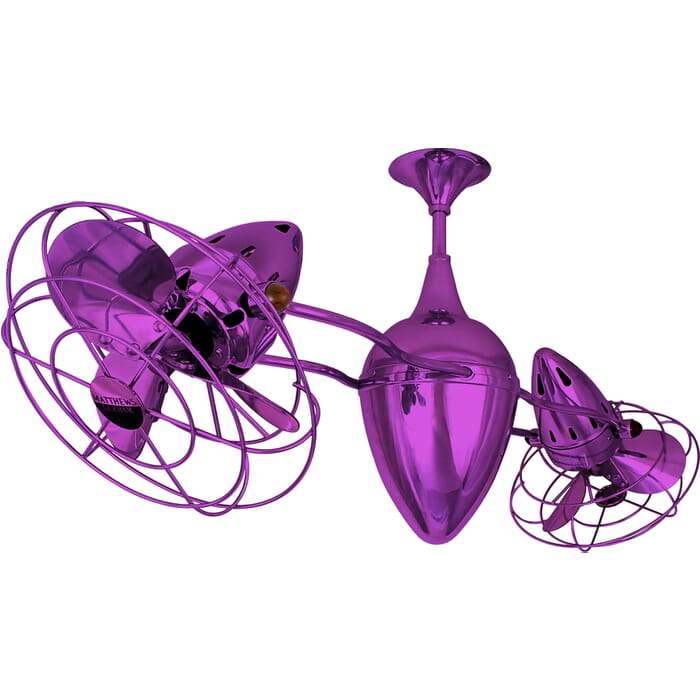 Ar Ruthiane 3-Speed AC 46" Ceiling Fan in Ametista with Ametista blades Ar Ruthiane 3-Speed AC 46" Ceiling Fan in Ametista with Ametista blades