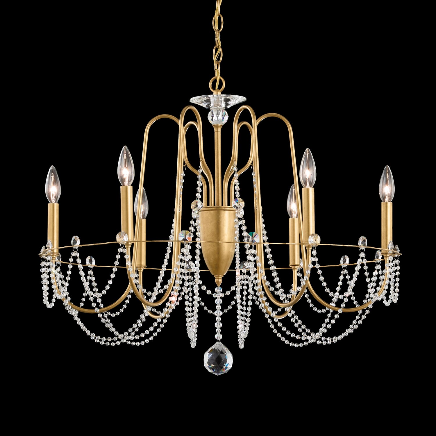 Esmery 6-Light Chandelier in Heirloom Gold
