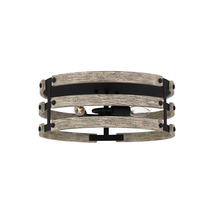 Quoizel Ashburn 3-Light Ceiling Light in Earth Black Quoizel Ashburn 3-Light Ceiling Light in Earth Black
