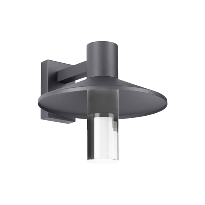 Tech Ash 14" Outdoor Wall Light in Charcoal Tech Ash 14" Outdoor Wall Light in Charcoal