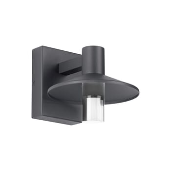 Tech Ash 8" Outdoor Wall Light in Charcoal