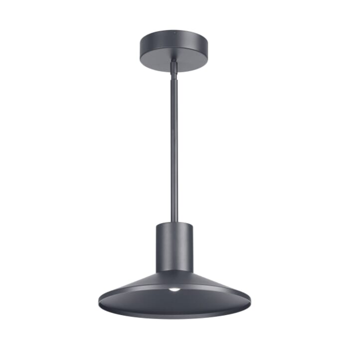 Tech Ash 12" Outdoor Hanging Light in Charcoal Tech Ash 12" Outdoor Hanging Light in Charcoal