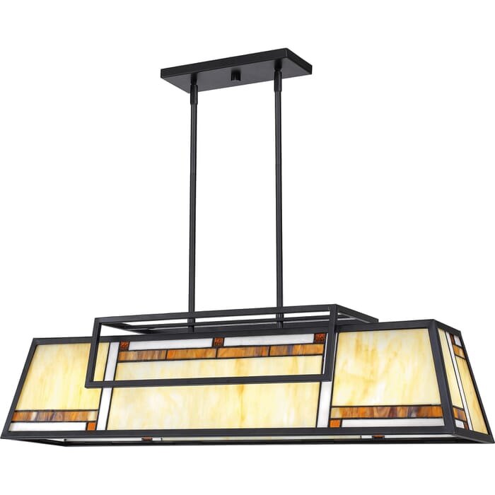 Quoizel Atwater 4-Light 39" Kitchen Island Light in Matte Black Quoizel Atwater 4-Light 39" Kitchen Island Light in Matte Black