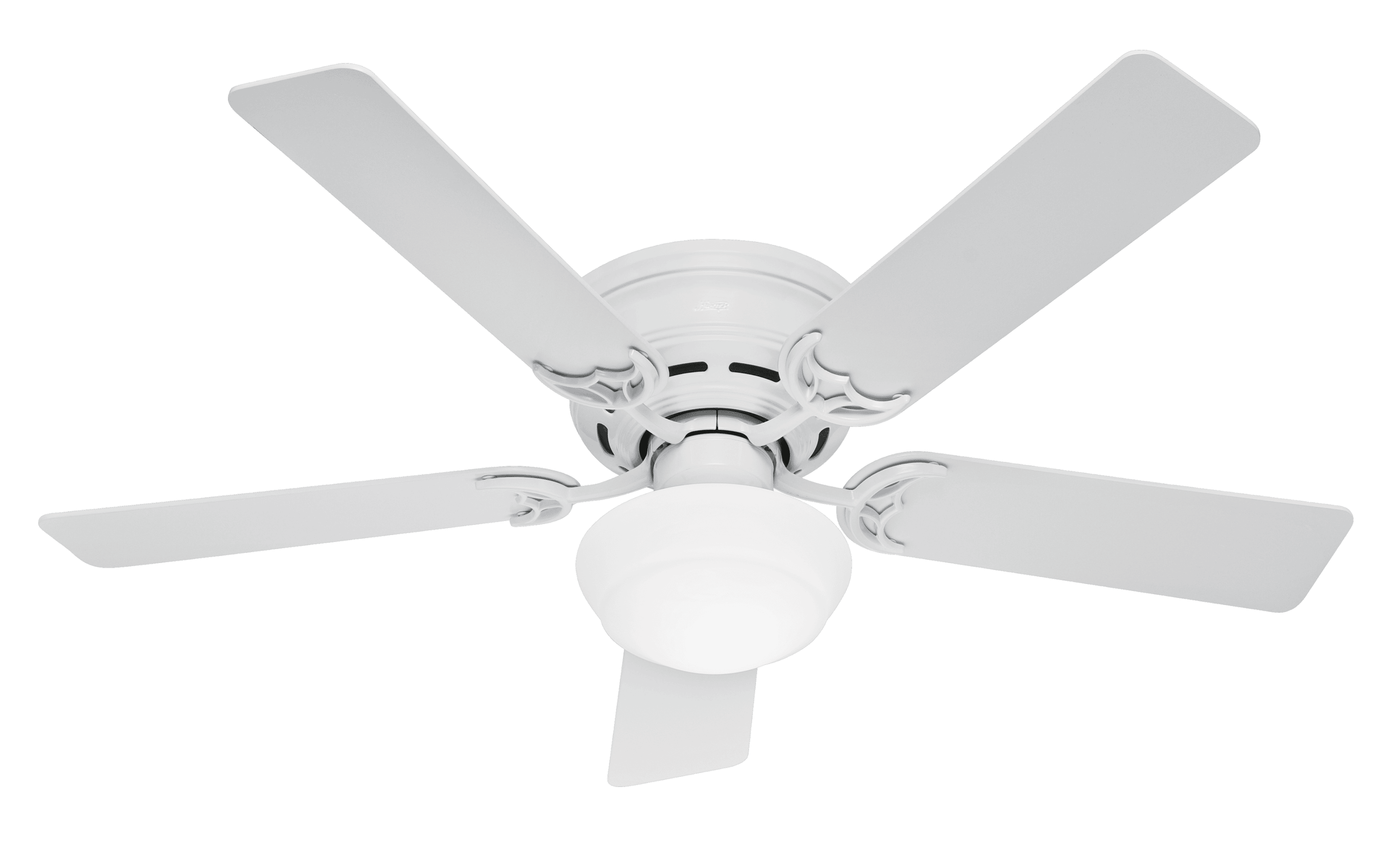1 Pcs Low Profile Ceiling Fan White With 3 Blade Ceiling Emergency Fan Fashion 
