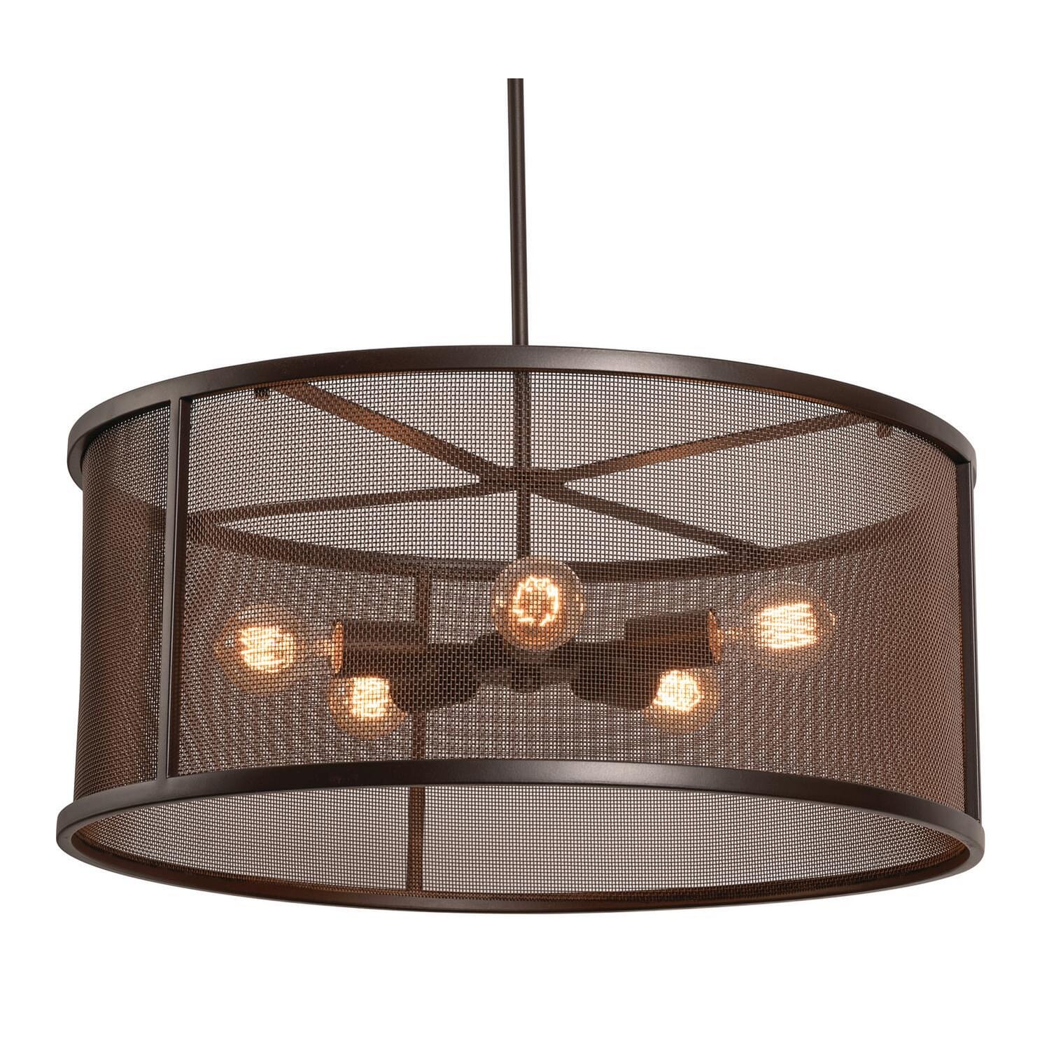 Austin 5-Light Pendant in Bronze