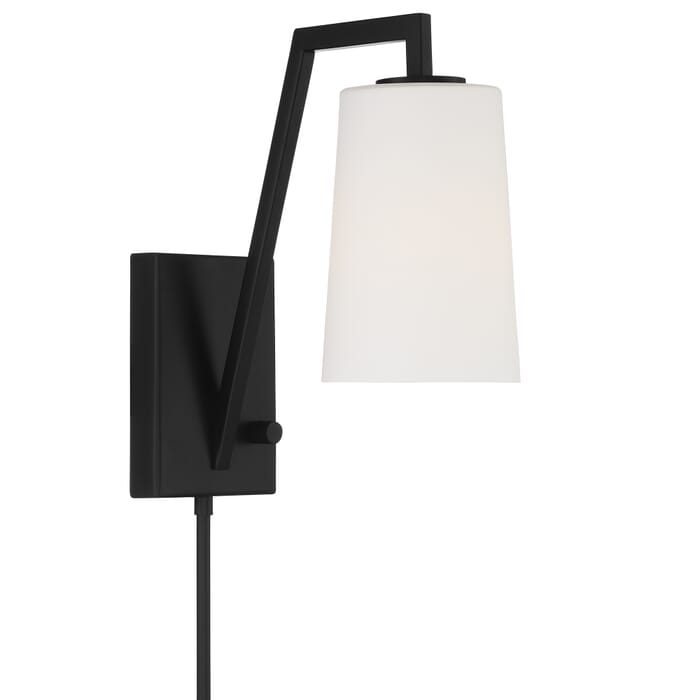 Crystorama Avon Wall Sconce in Matte Black Crystorama Avon Wall Sconce in Matte Black