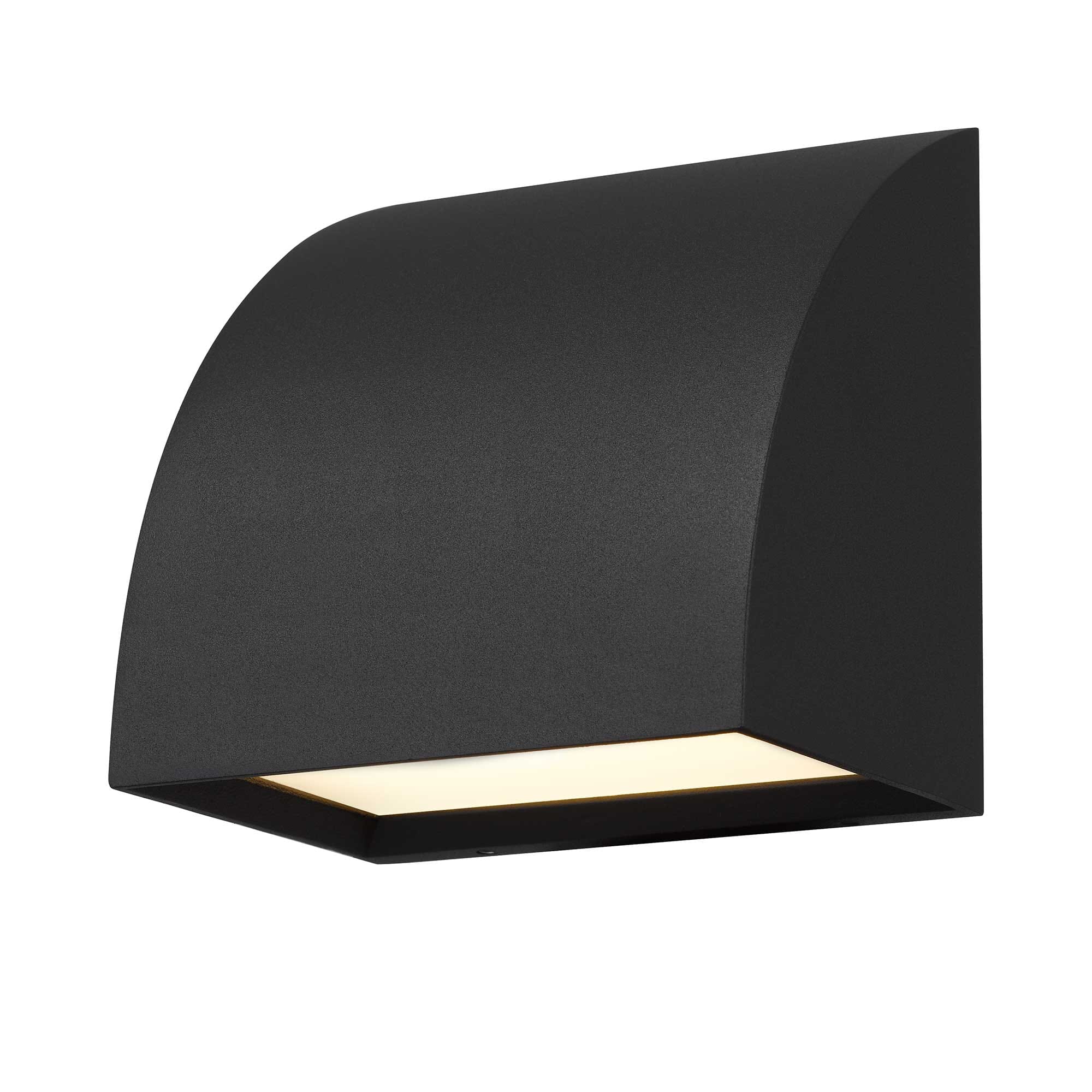 Alteck Slope Wall Sconce in Sand Black