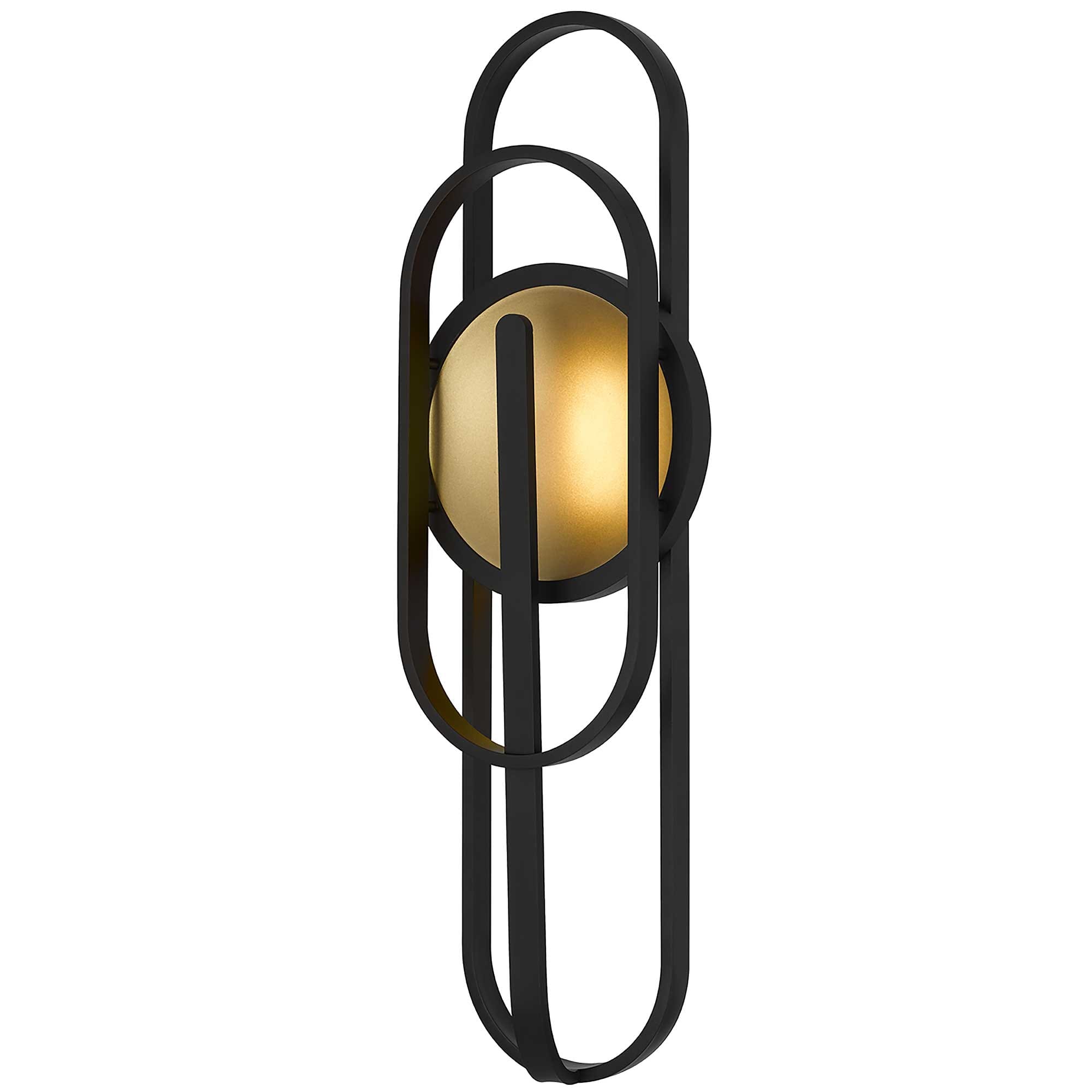Alteck Raymond Wall Sconce in Sand Black