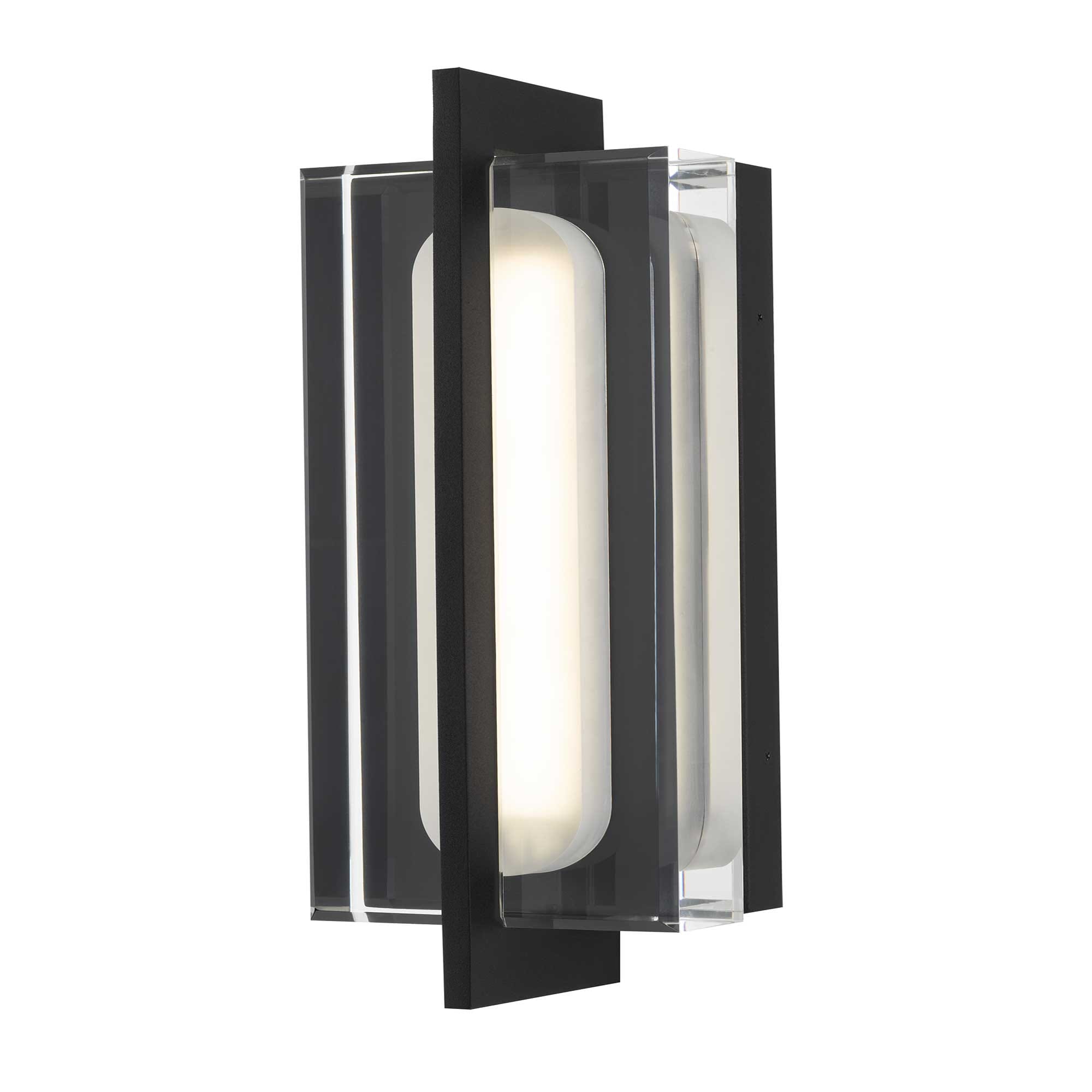 Avani Led Wall Sconce In Sand Black-image