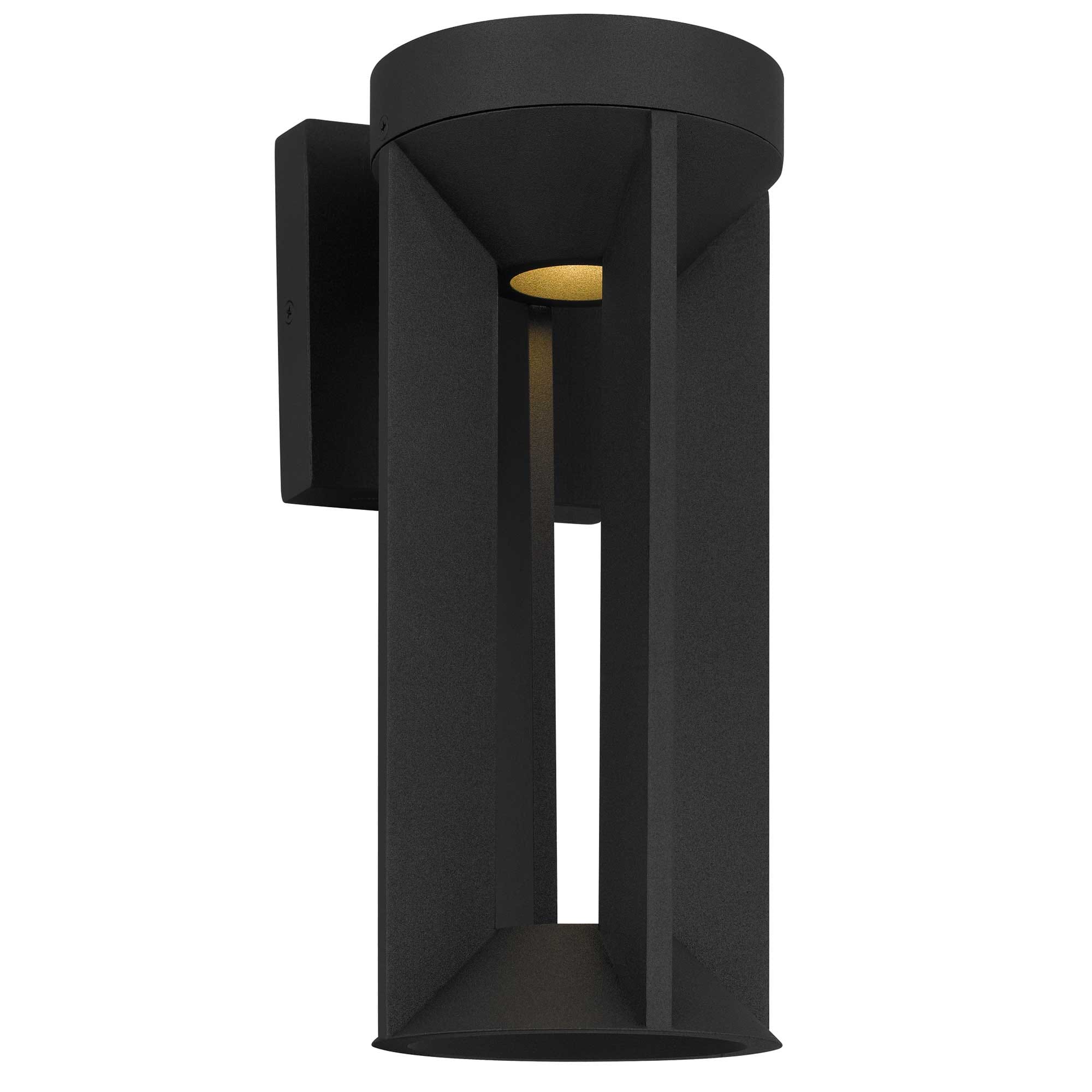 Alteck Aura Wall Sconce in Sand Black
