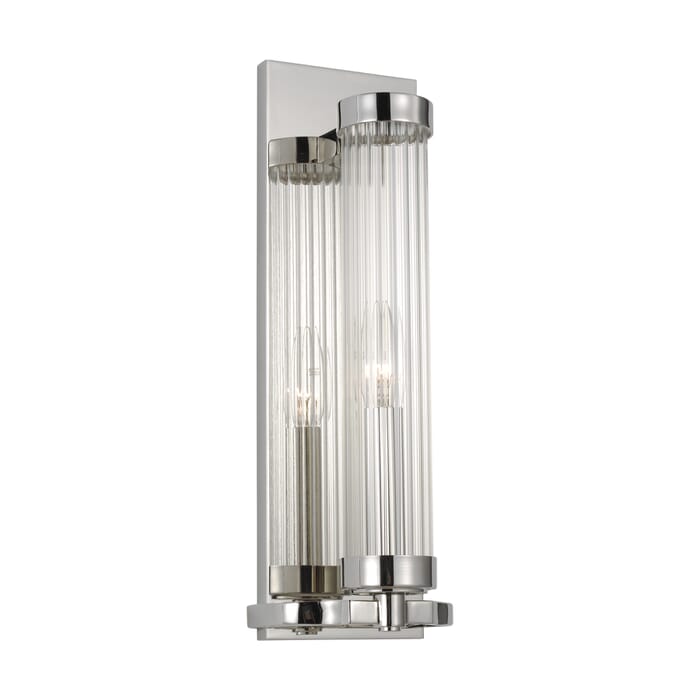 Generation Lighting Demi Bathroom Vanity Light in Polished Nickel by Alexa Hampton Generation Lighting Demi Bathroom Vanity Light in Polished Nickel by Alexa Hampton