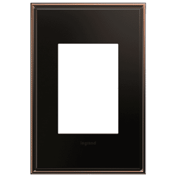LeGrand adorne Oil-Rubbed Bronze 1 Opening + Wall Plate
