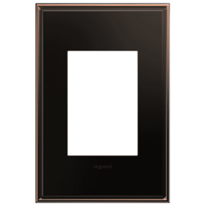 LeGrand adorne Oil-Rubbed Bronze 1 Opening + Wall Plate LeGrand adorne Oil-Rubbed Bronze 1 Opening + Wall Plate