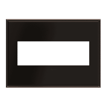 LeGrand adorne Oil-Rubbed Bronze 3 Opening Wall Plate