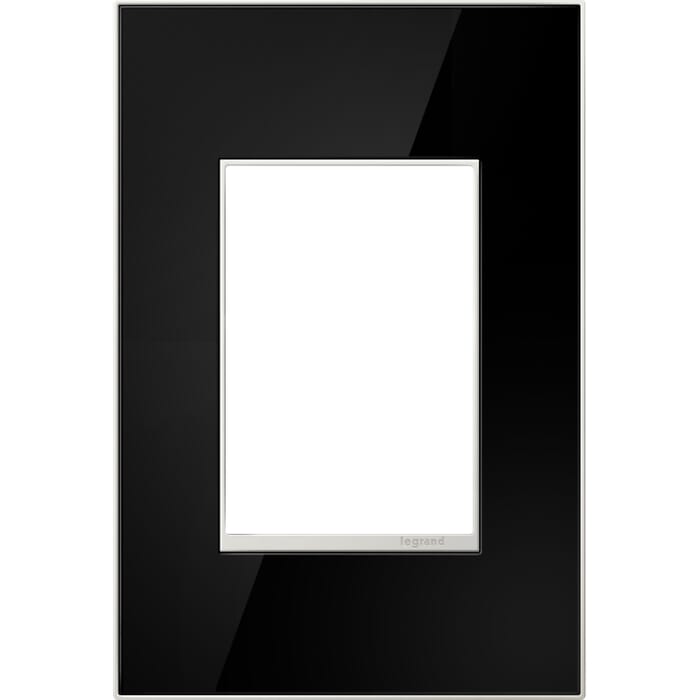 LeGrand adorne Mirror Black 1 Opening + Wall Plate LeGrand adorne Mirror Black 1 Opening + Wall Plate