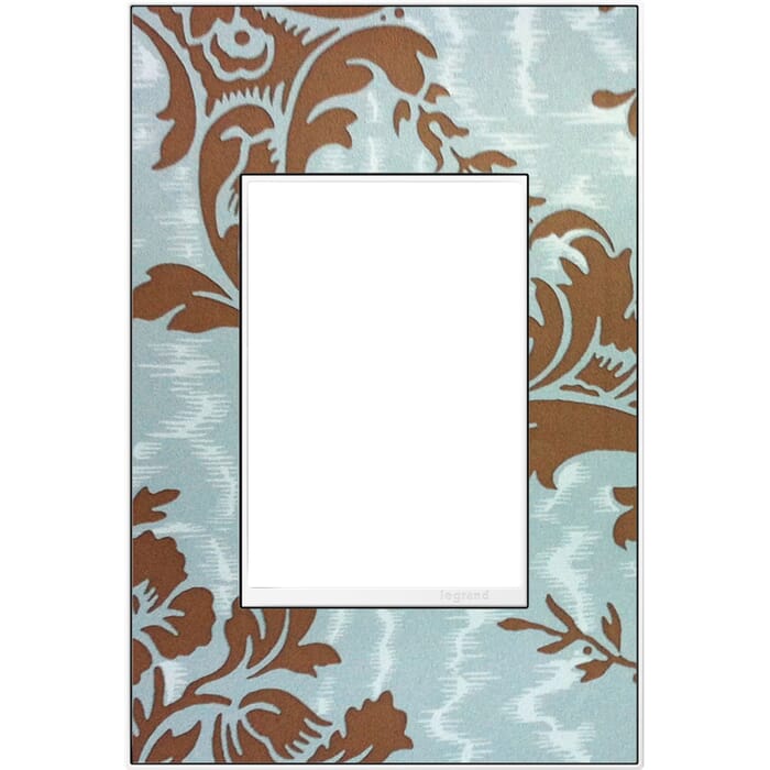 LeGrand adorne Custom Wall Plate 1 Opening + White Trim LeGrand adorne Custom Wall Plate 1 Opening + White Trim