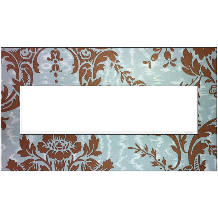 LeGrand adorne Custom Wall Plate 4 Opening White Trim LeGrand adorne Custom Wall Plate 4 Opening White Trim
