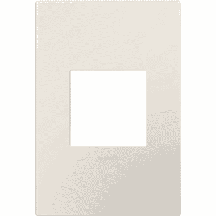 LeGrand adorne Satin Light Almond 1 Opening Wall Plate LeGrand adorne Satin Light Almond 1 Opening Wall Plate