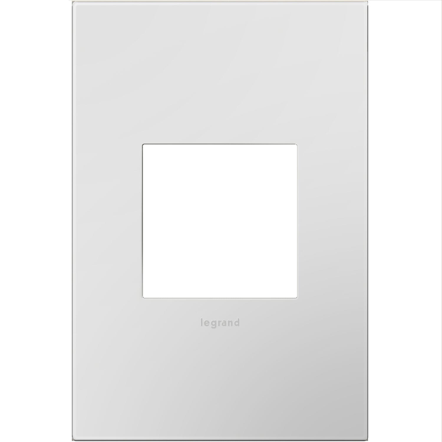 LeGrand adorne Powder White 1 Opening Wall Plate